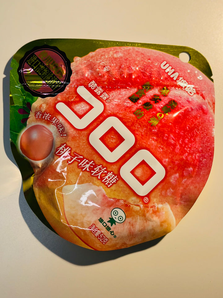 悠哈酷露露软糖桃子味52g Uha Kororo Soft Candy Peach Flavour