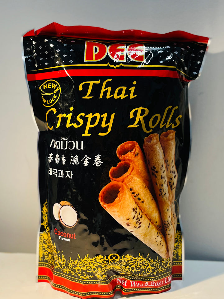 Dee Crispy Rolls Original Flavour 150g 泰国香脆金卷椰子味