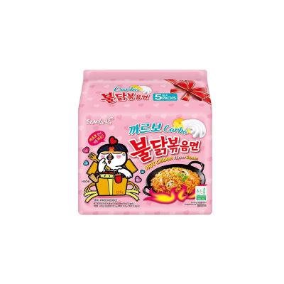 三养火鸡面奶油味5pcks Samyang Hot Chicken Ramen Carbonara Flavour