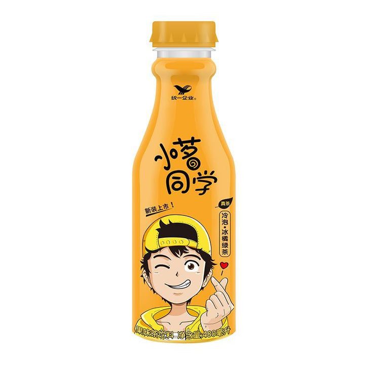 统一小茗同学冰橘绿茶480ml Unif Kumquat Green Tea