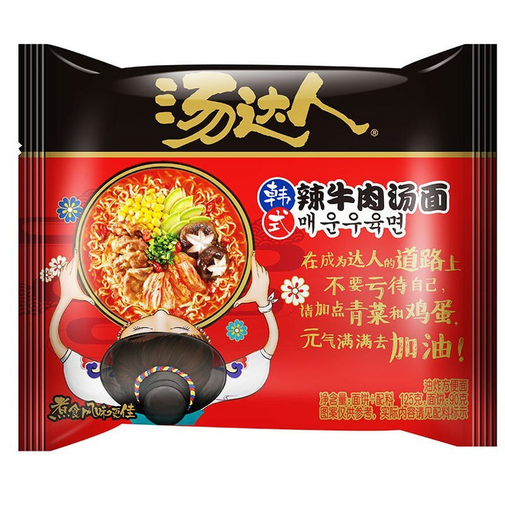 统一汤达人韩式牛肉面125g Unif Korean Style Beef Noodle