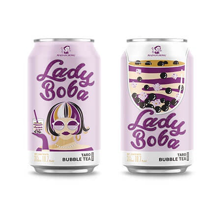 Lady Boba Bubble Tea Taro Flavour 315ml