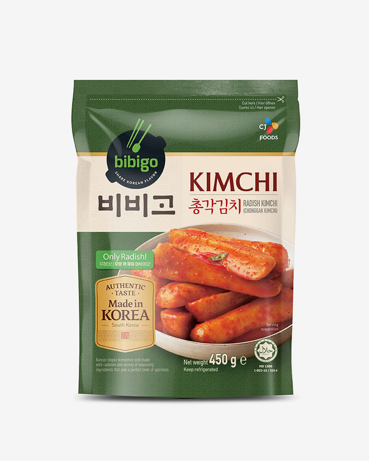 CJ Bibigo Radish Kimchi Whole 450g