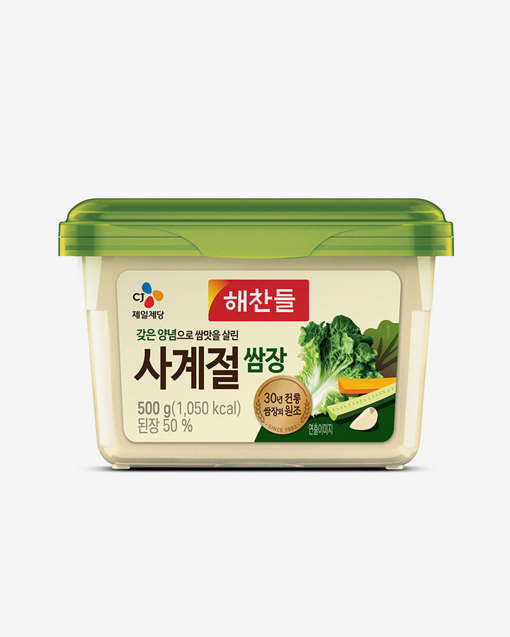 CJ Seasoned Soybean Paste (Sagaejeol) 500g