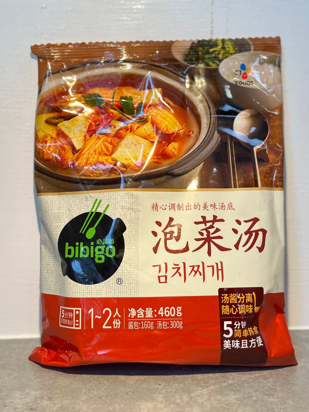 必品阁泡菜汤袋装460g Bibigo Kimchi Soup (Kimchi Jjigae)