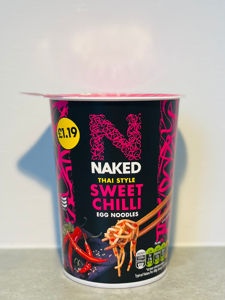 Naked Thai Sweet Chilli Egg Noodle 78g 泰式甜辣味杯面