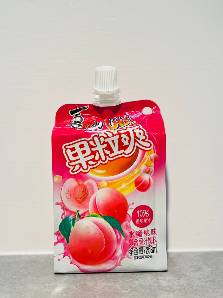 喜之郎CC果粒爽水蜜桃258ml ST Fruit Flavoured Drink Peach