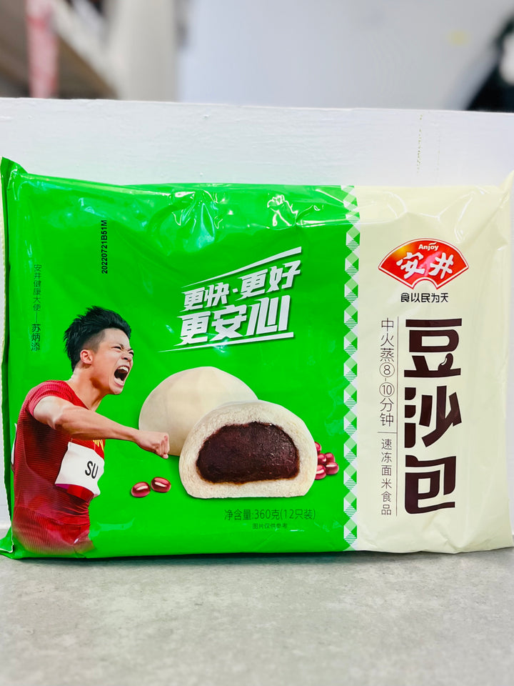 安井红豆沙包360g AJ Red Bean Bun