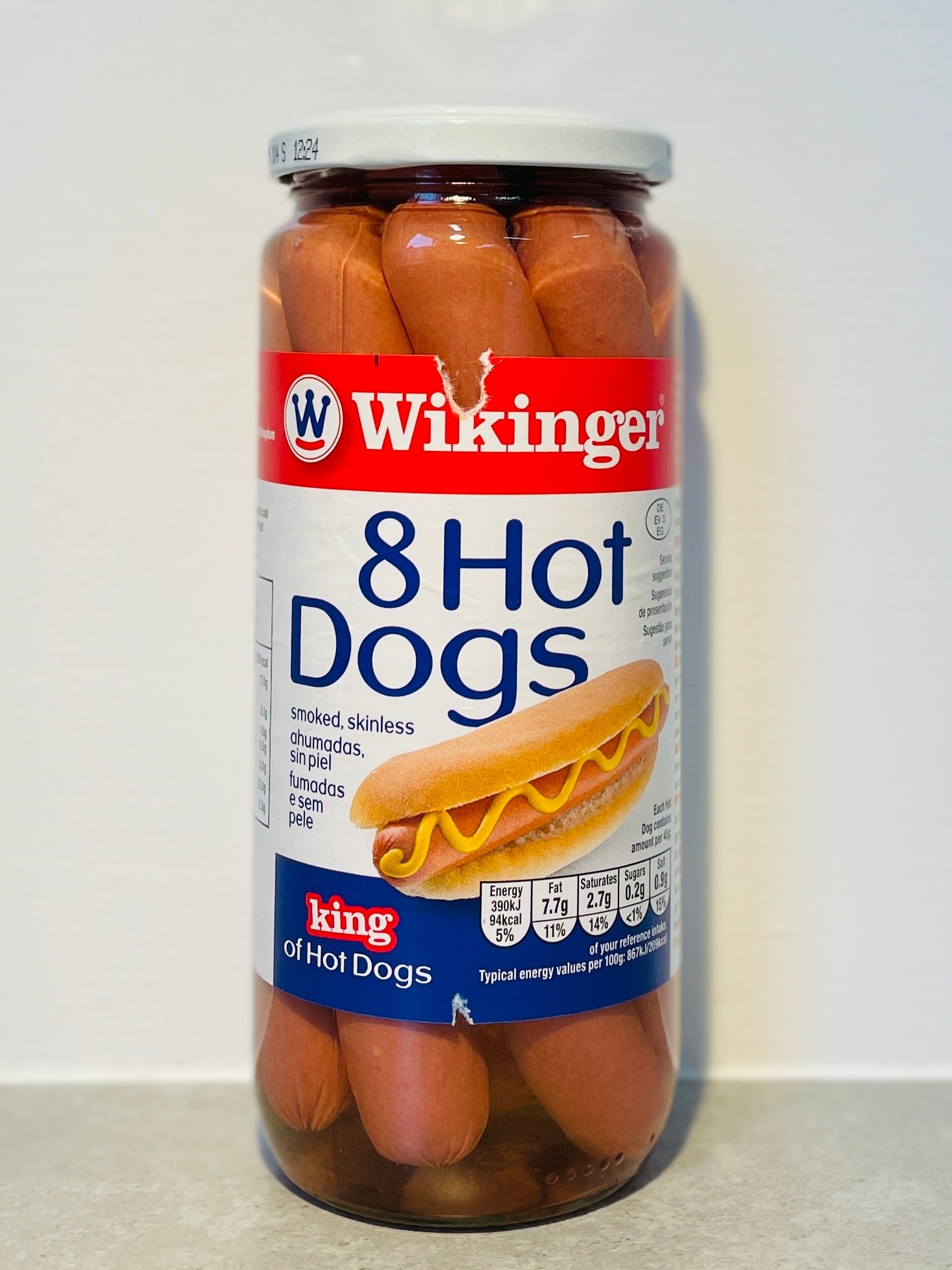 Wikinger Hot Dogs 8 Pics 550g 灌装热狗