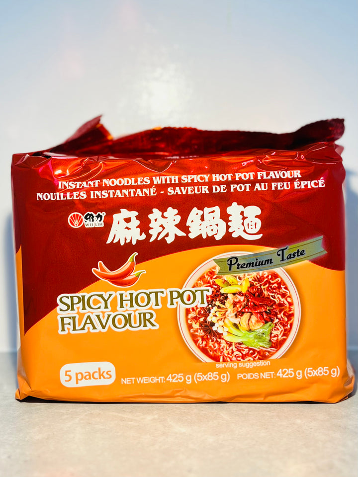 维力麻辣锅面5pcks WL Instant Noodle Spicy Hotpot Flavour