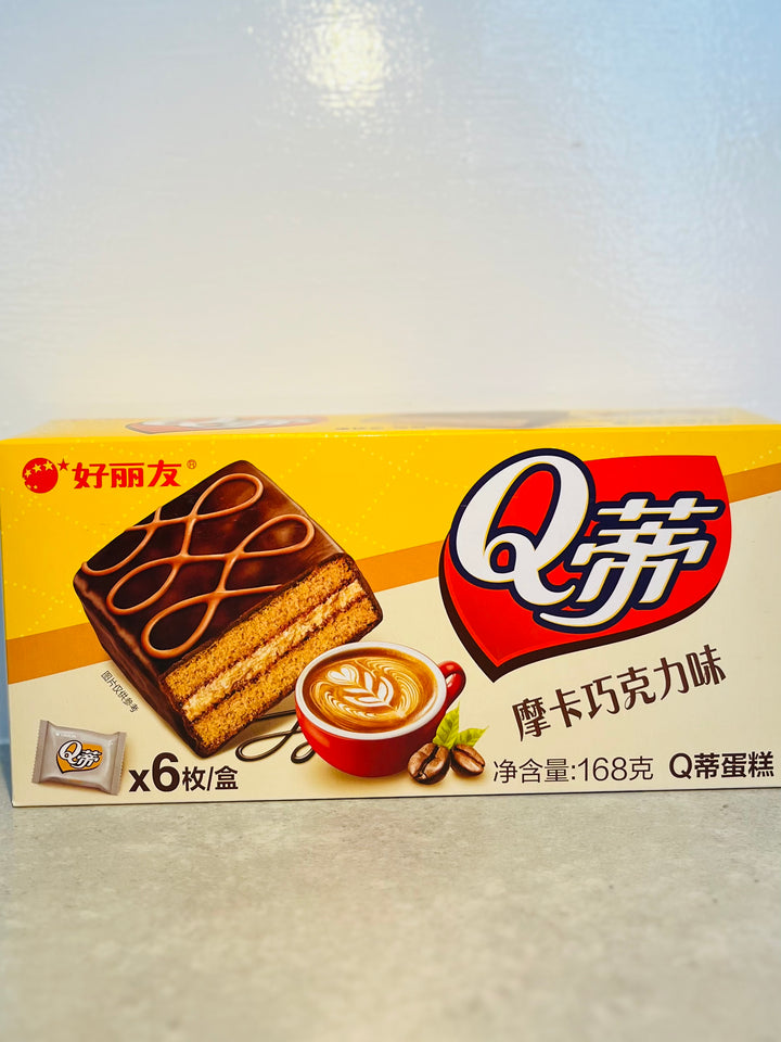 好丽友Q蒂摩卡巧克力味28g&6 Orion Cake Chocolate Flavour