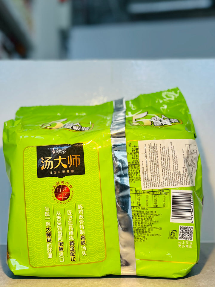 康师傅汤大师日式叉烧豚骨5pcks KSF BBQ Pork Bone Noodle