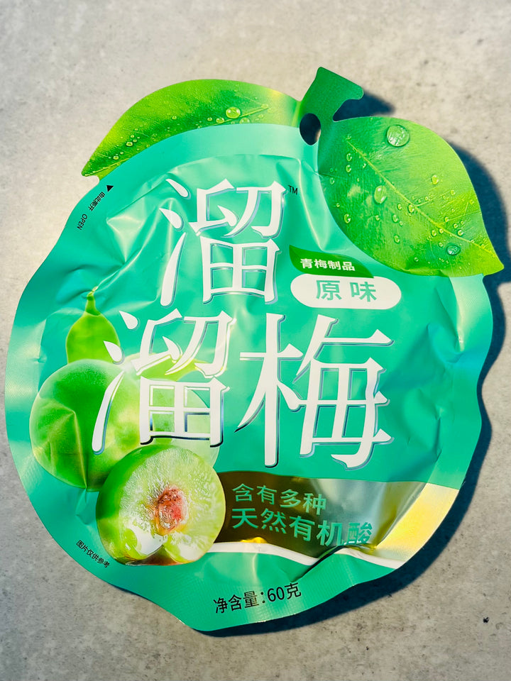 溜溜梅原味青梅60g LLM Original Green Plum