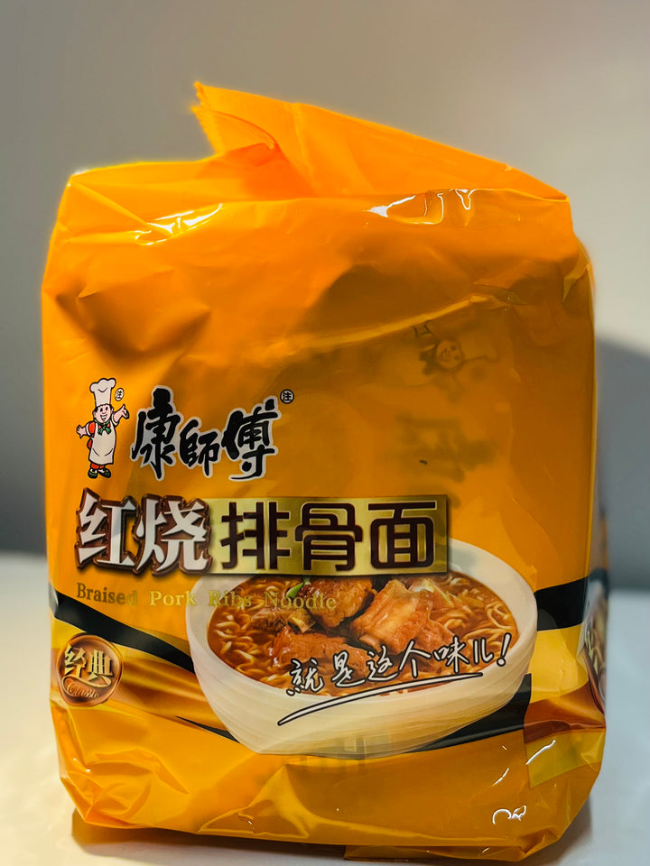 康师傅红烧排骨面5pcks MK Braised Pork Ribs Noodle