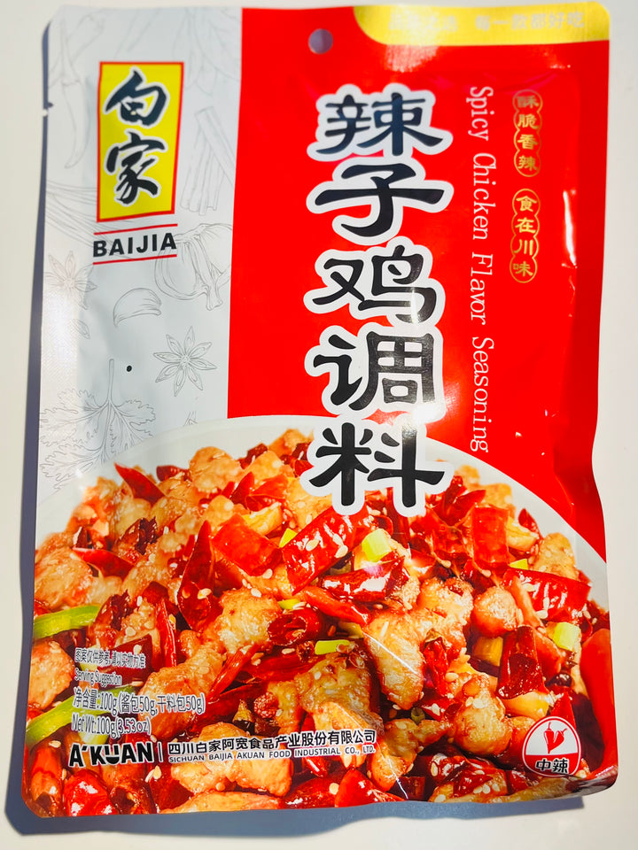 白家 辣子鸡调料 100g Spicy Chicken Flavor Seasoning