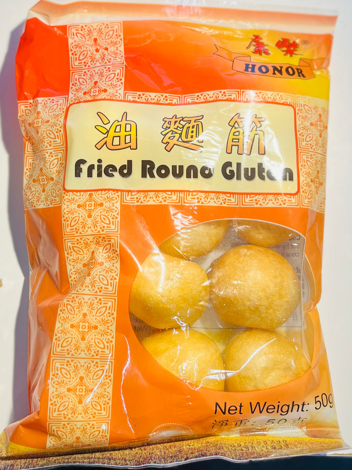 康乐油面筋50g HONOR Fried Round Gluten