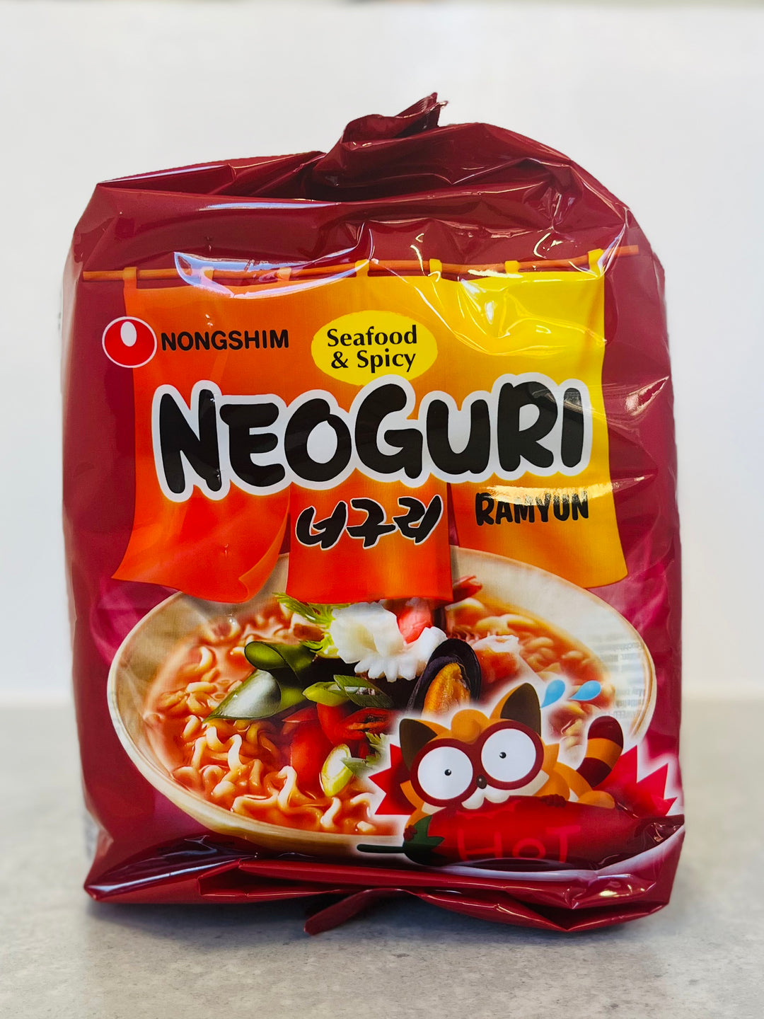 NongShim Neoguri Seafood & Spicy Ramen 5pcks 600g