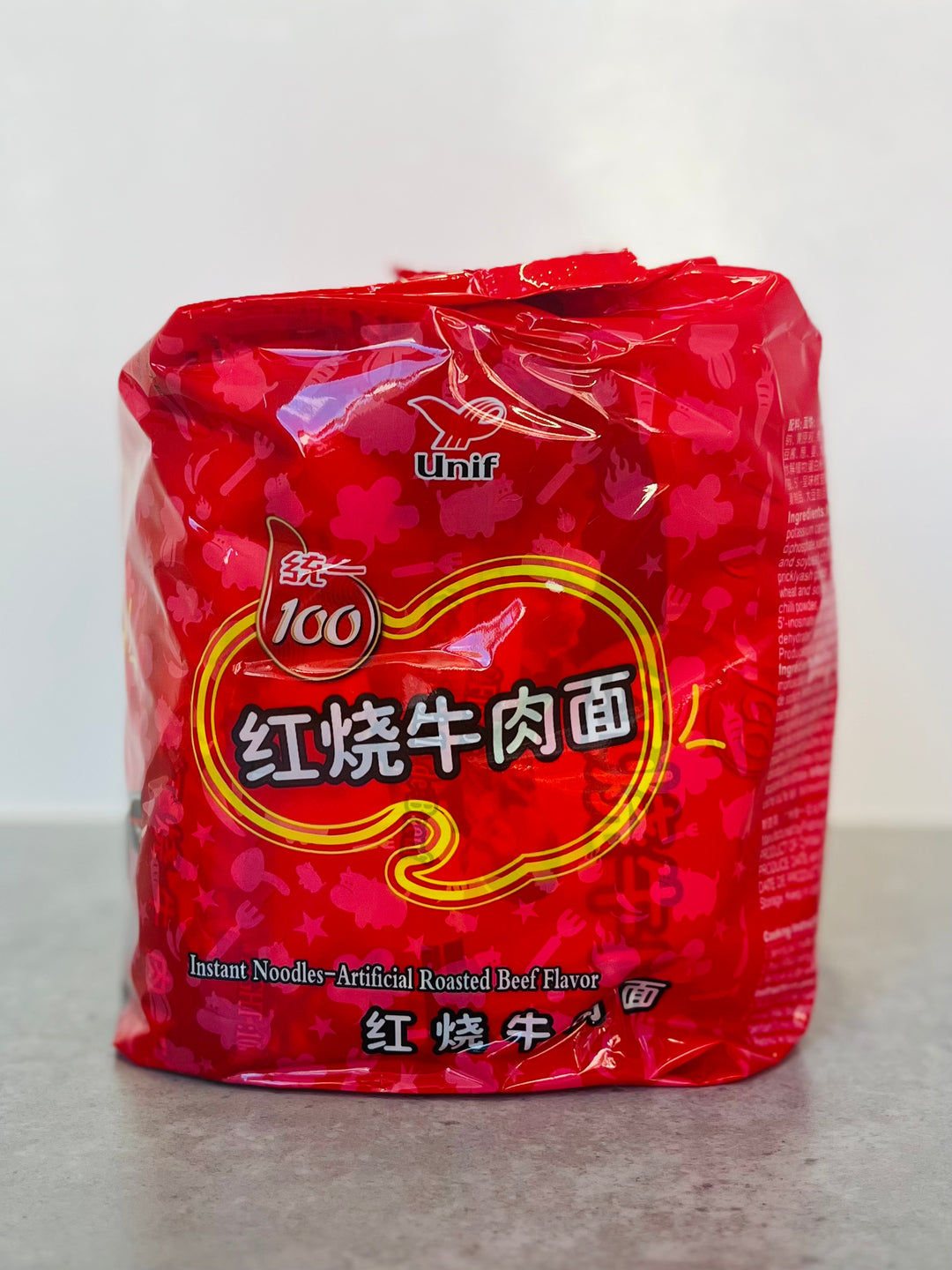 统一红烧牛肉面5pck 540g Unif 100 Instant noodles beef