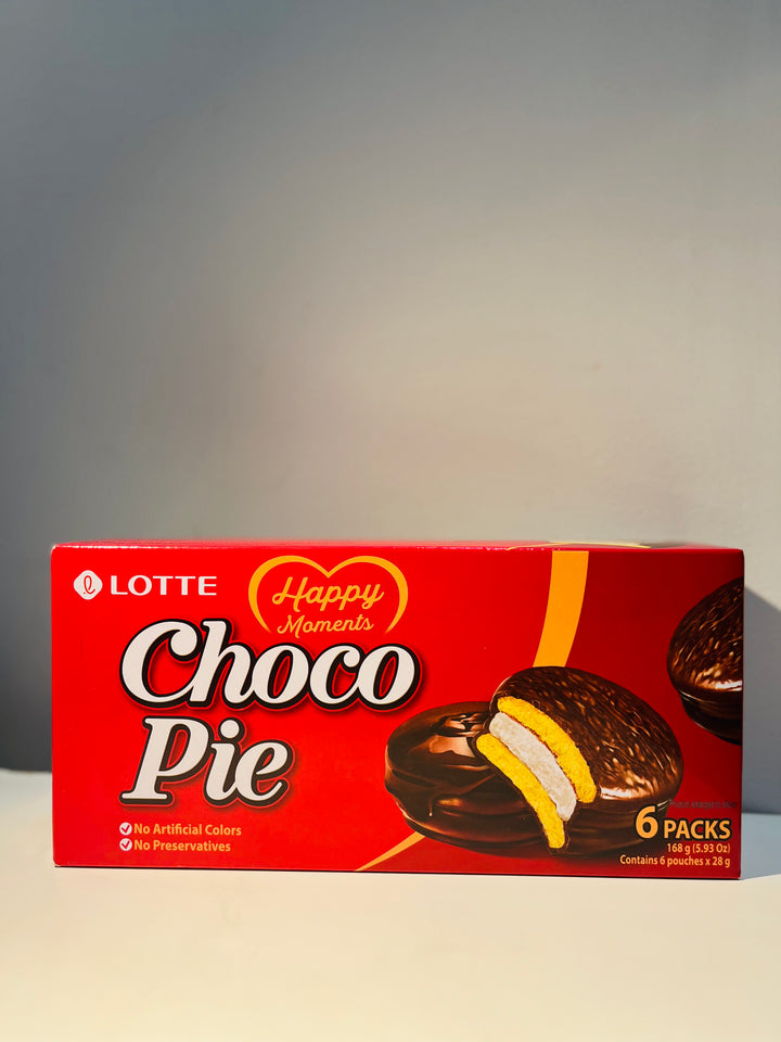 乐天巧克力派168g Lotte Choco Pie Original Flavour